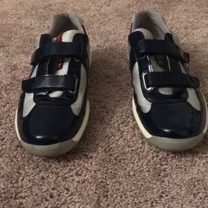 Men’s Double strap Prada shoes